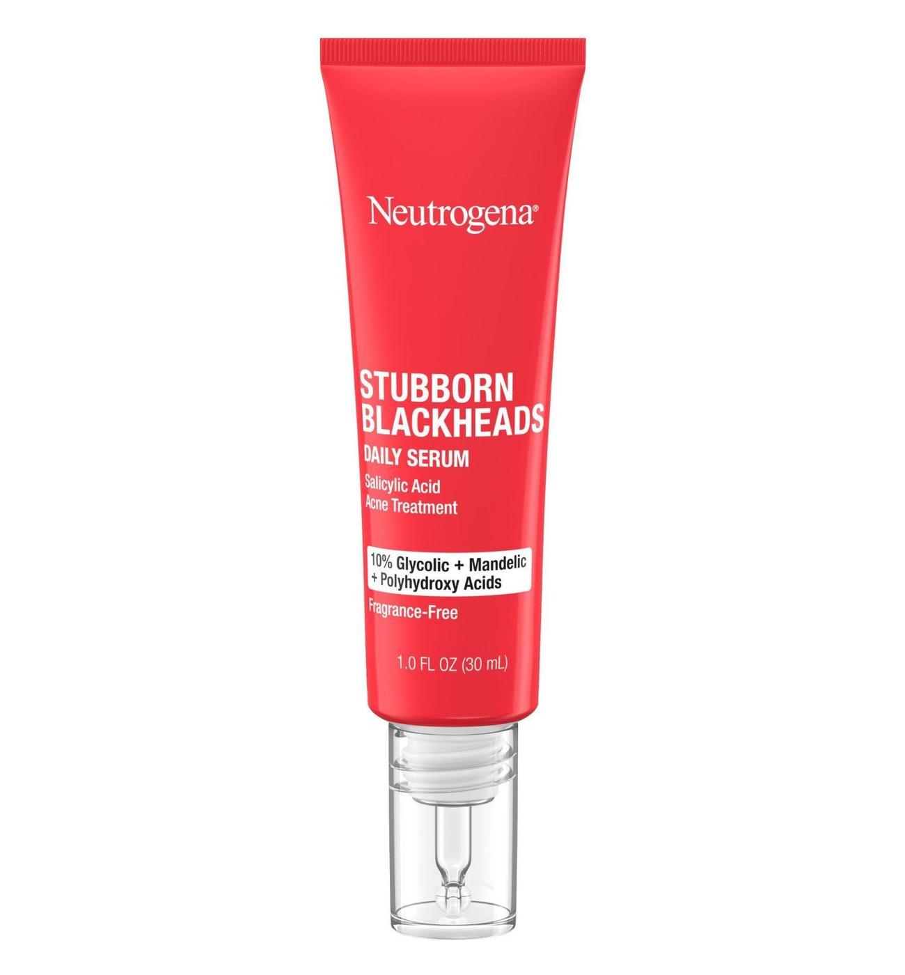 Neutrogena Stubborn Blackheads Daily Acne Facial Serum Shop Facial