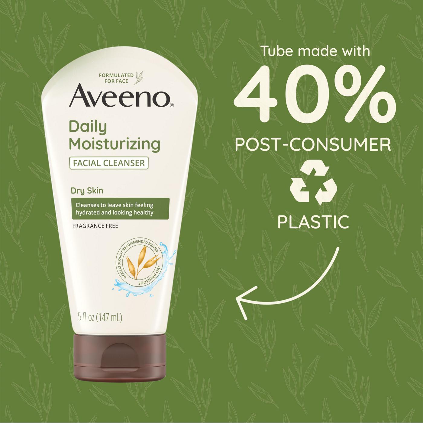 Aveeno Daily Moisturizing Facial Cleanser; image 4 of 8