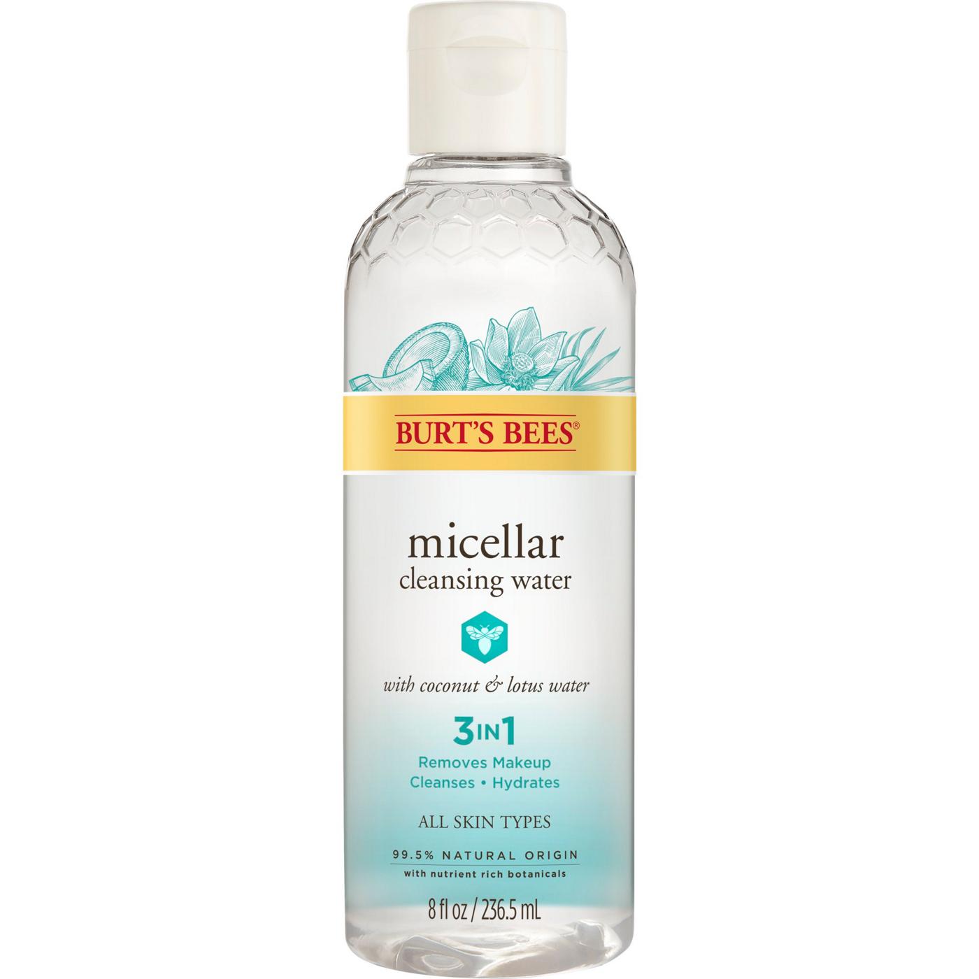 Burt's Bees Micellar Cleansing Water with Coconut & Lotus Extract; image 1 of 5