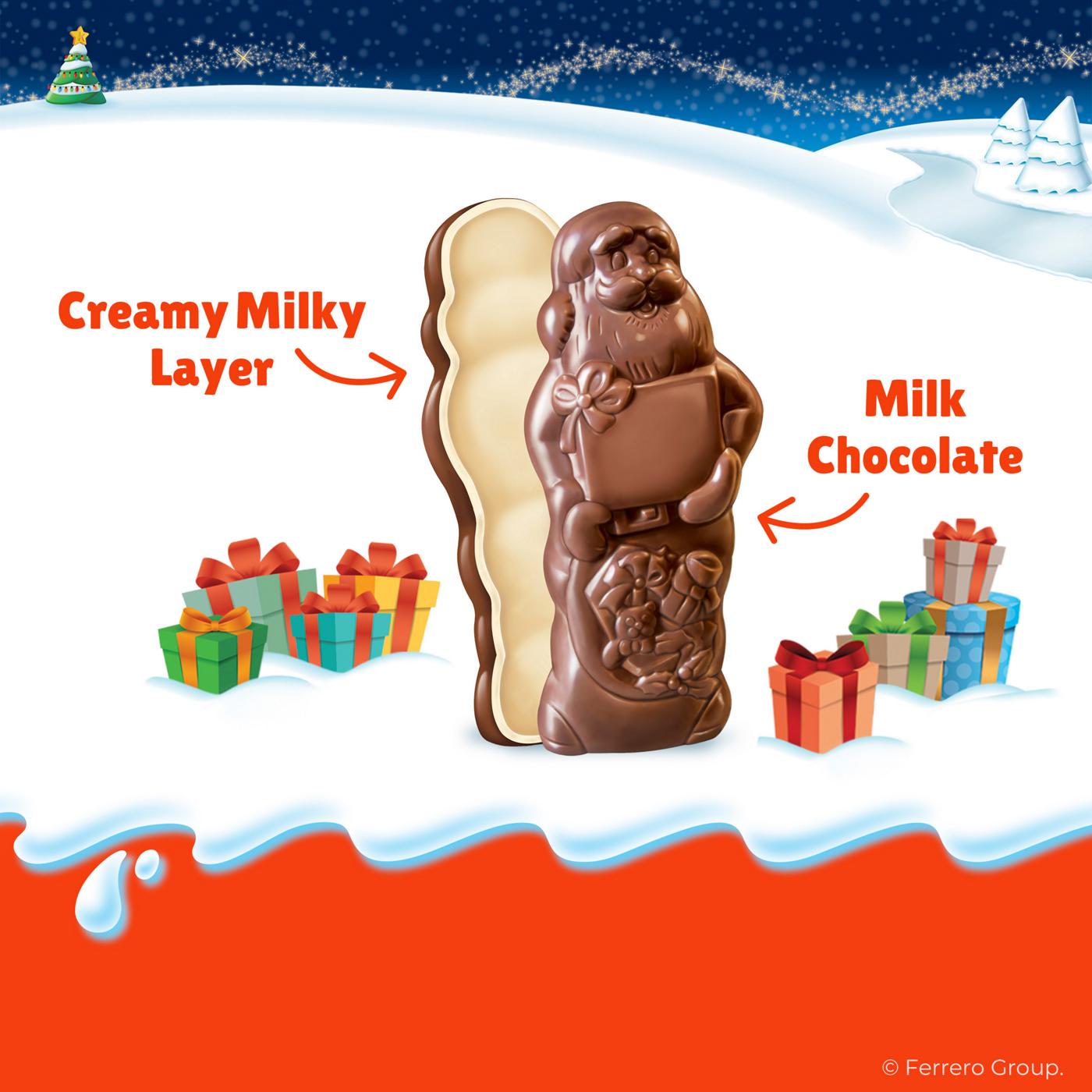 Kinder Milk Chocolate Santa Christmas Candy; image 7 of 10