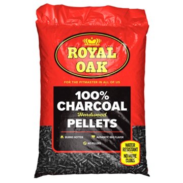 Royal Oak 100% Charcoal Hardwood Pellets, 20 lb