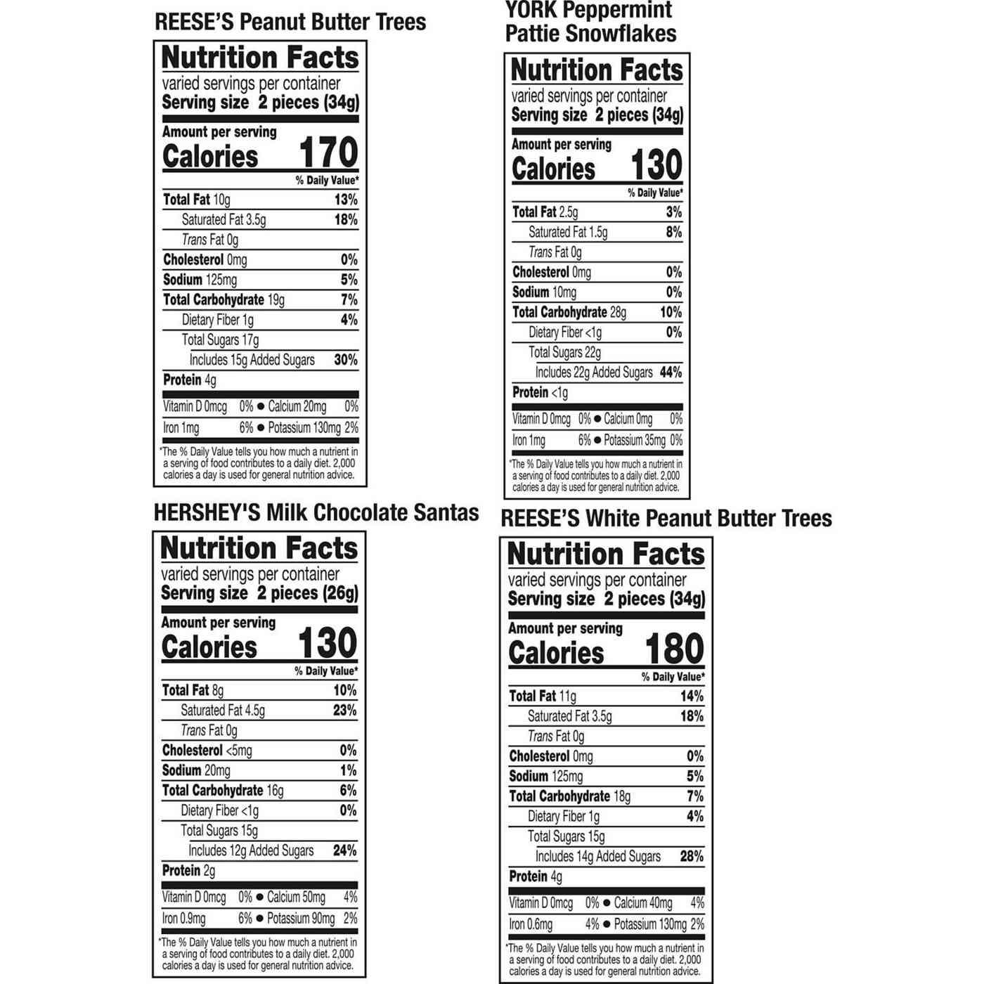 Hershey's, Reese's, & York Assorted Snack Size Christmas Candy; image 3 of 4