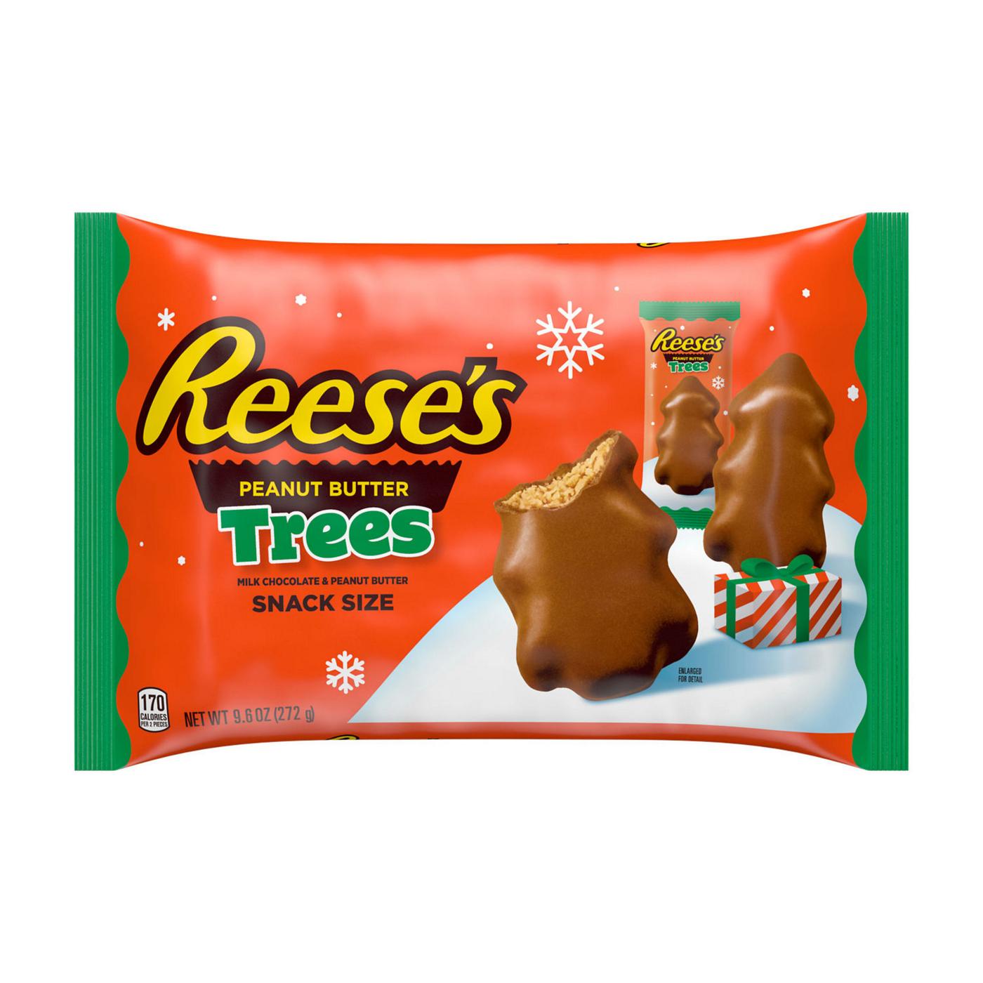 Reese's Peanut Butter Trees Snack Size Christmas Candy; image 1 of 7