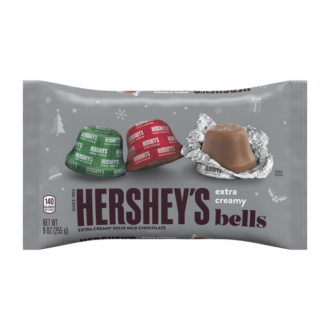 Hershey's Extra Creamy Milk Chocolate Bells Christmas Candy; image 1 of 7