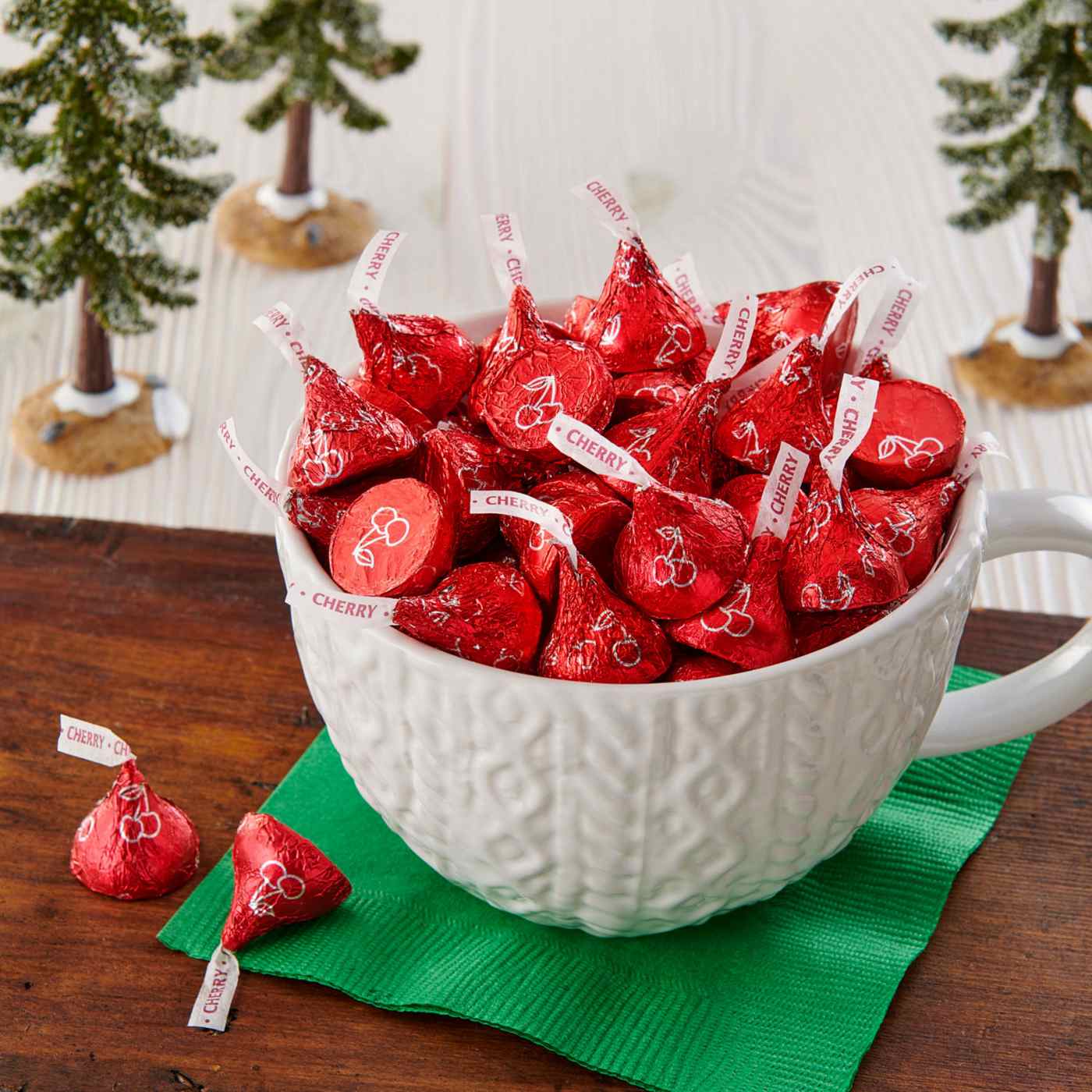 Hershey's Kisses Cherry Cordial Christmas Candy; image 4 of 7