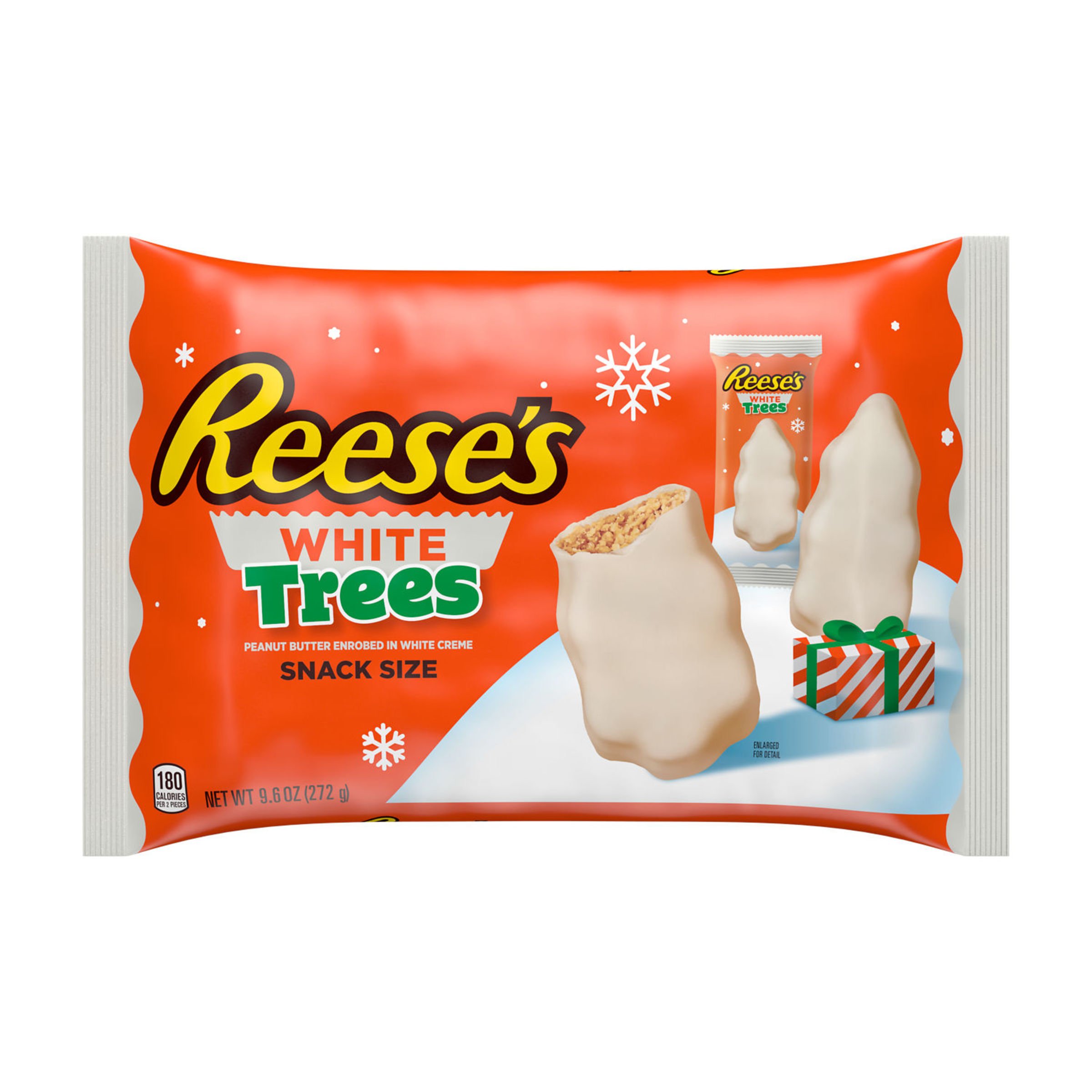 Reese's White Creme & Peanut Butter Snack Size Holiday Shape Trees ...