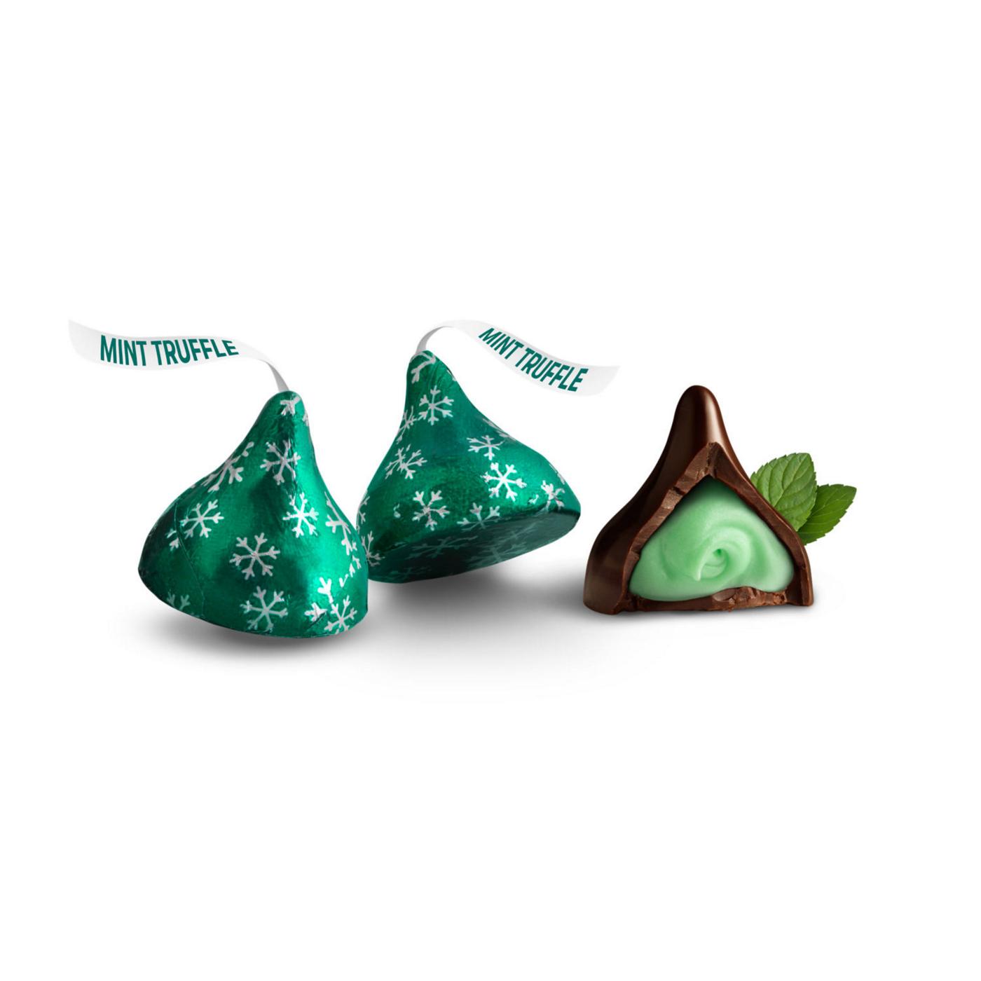 Hershey's Kisses Mint Truffle Christmas Candy; image 3 of 6