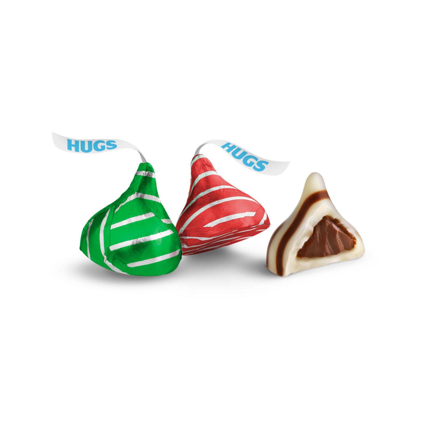 Hershey's Hugs Milk Chocolate White Creme Christmas Candy; image 7 of 7