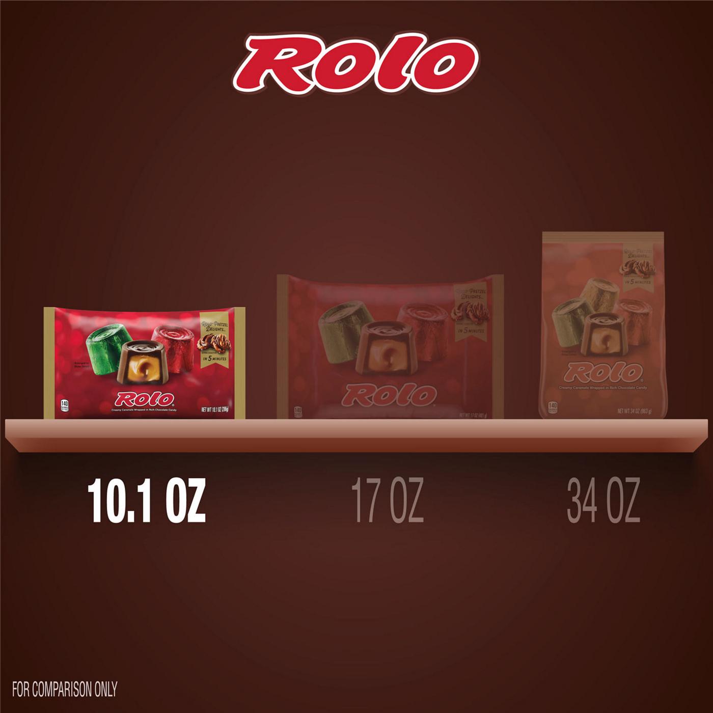 Rolo Creamy Caramels in Rich Chocolate Holiday Candy - Shop Candy at H-E-B