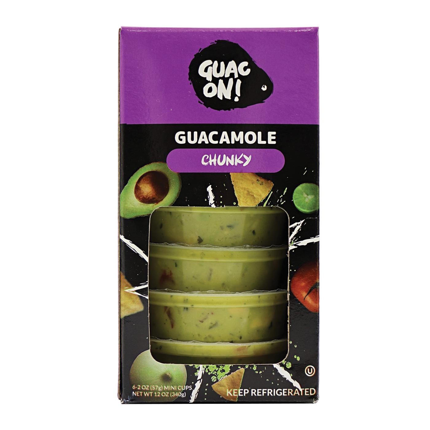Guac On! Chunky Guacamole Mini Cups; image 1 of 3