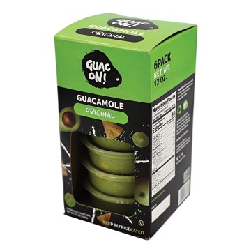 Guac On! Original Guacamole Mini Cups, 6 ct