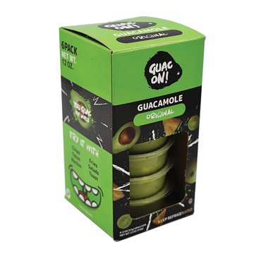 Guac On! Original Guacamole Mini Cups, 6 ct