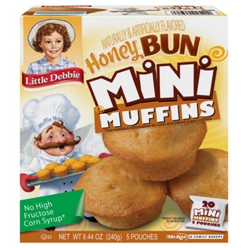 Little Debbie Honey Bun Mini Muffins Pouches, 5 ct