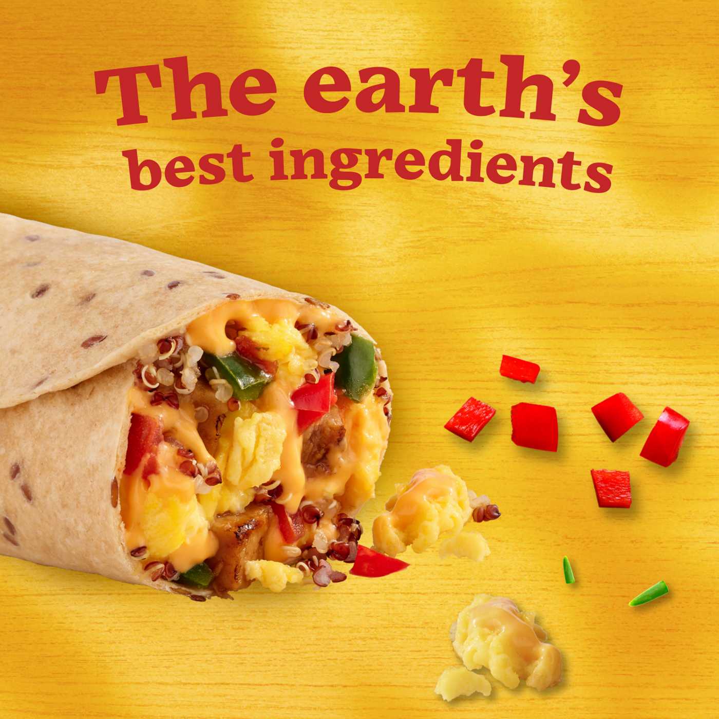 Sweet Earth Frozen Protein Lover's Breakfast Egg, Cheddar & Quinoa Burrito; image 6 of 8