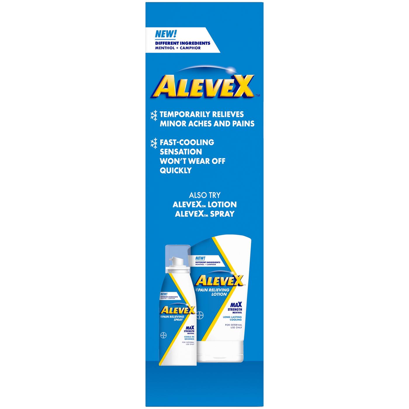 AleveX Pain Relieving Lotion Rollerball; image 2 of 4