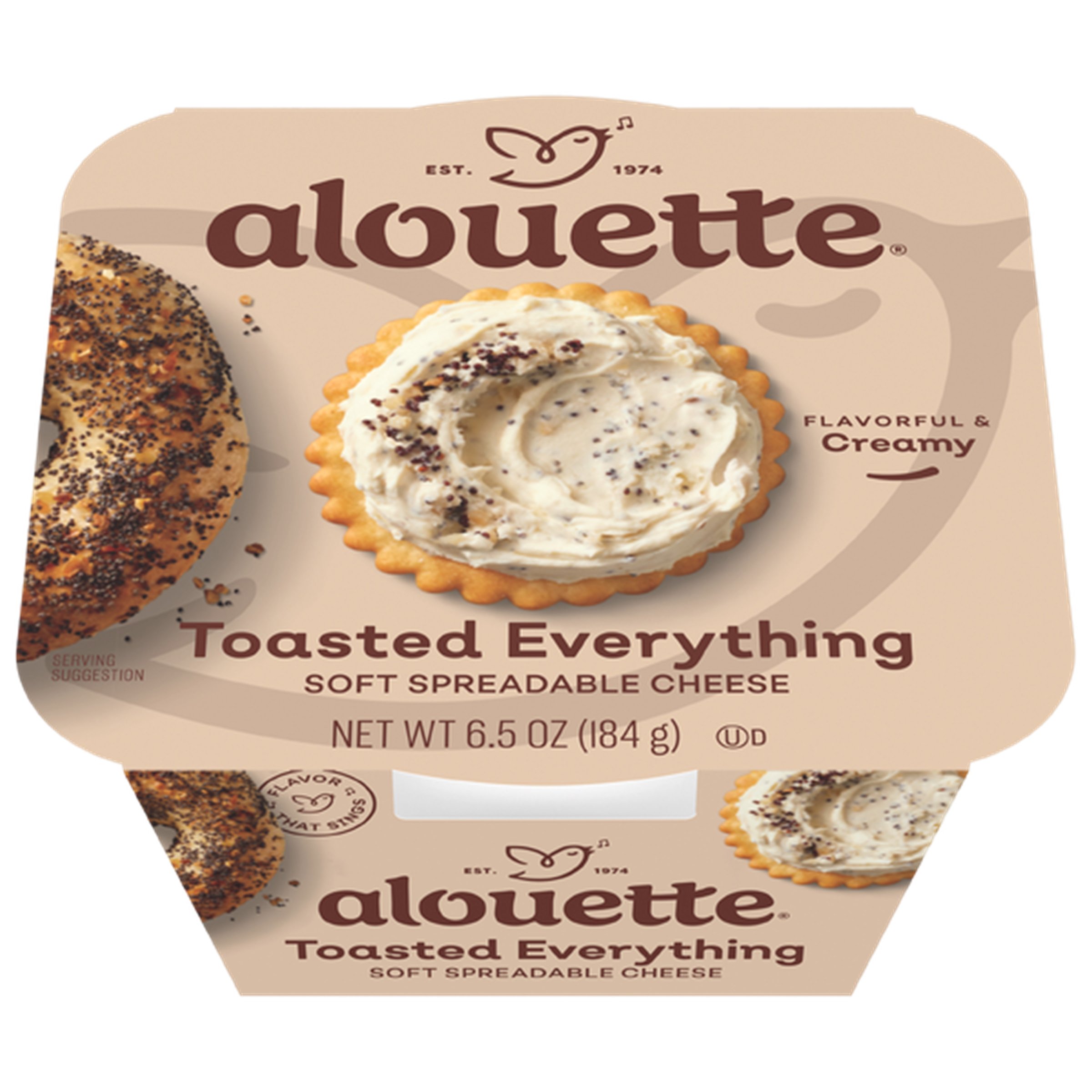 Alouette Toasted Everything Soft Spreadable Cheese Shop Cheese at HEB
