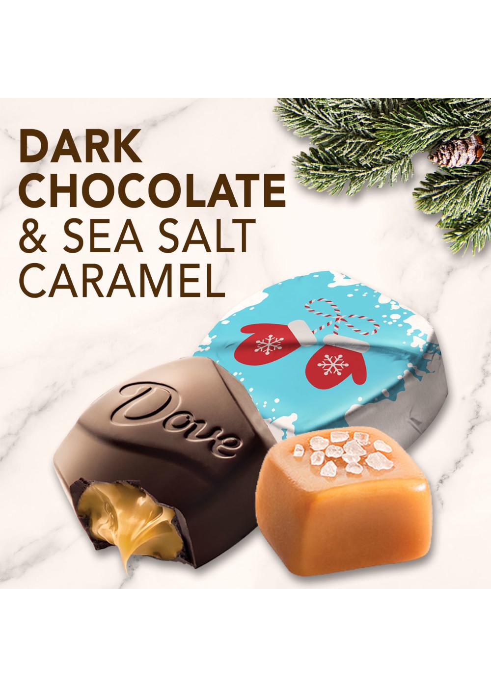 Dove Promises Dark Chocolate And Sea Salt Caramel Candy Holiday Bag Shop Candy At H E B 3397