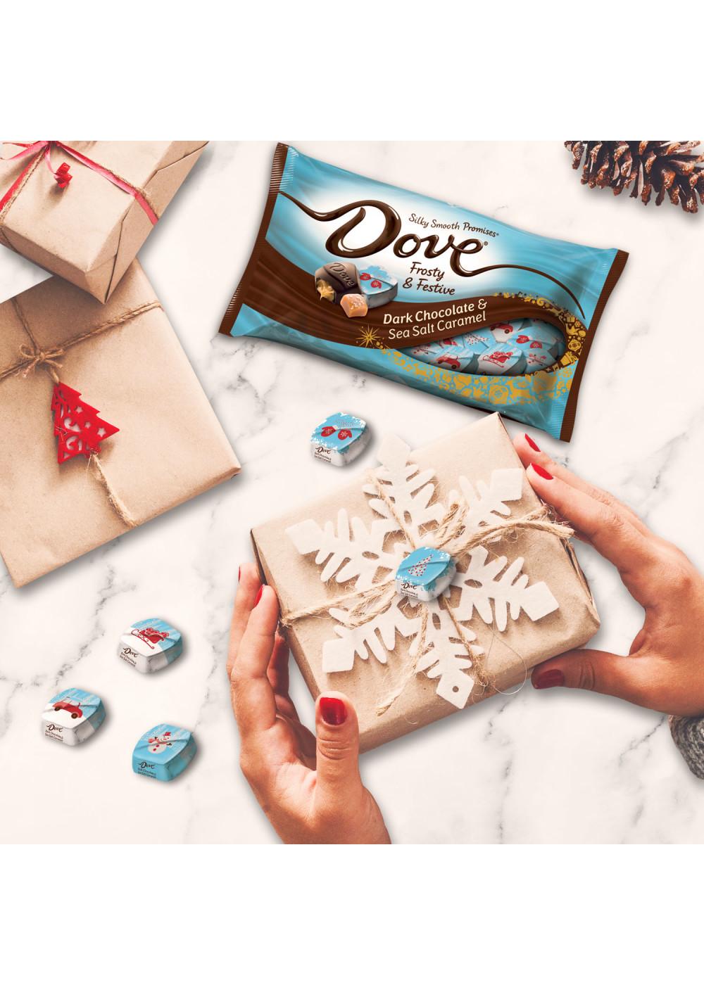 Dove Promises Dark Chocolate And Sea Salt Caramel Candy Holiday Bag Shop Candy At H E B 0417