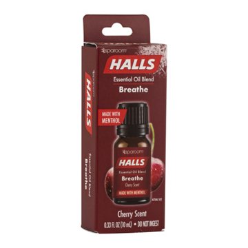 Halls Essential Oil Blend Breathe Cherry, .33 oz