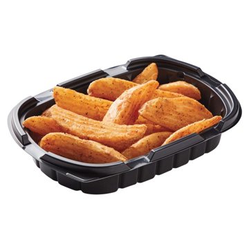 Meal Simple by H-E-B Seasoned Wedge Fries - Large (Sold Hot)