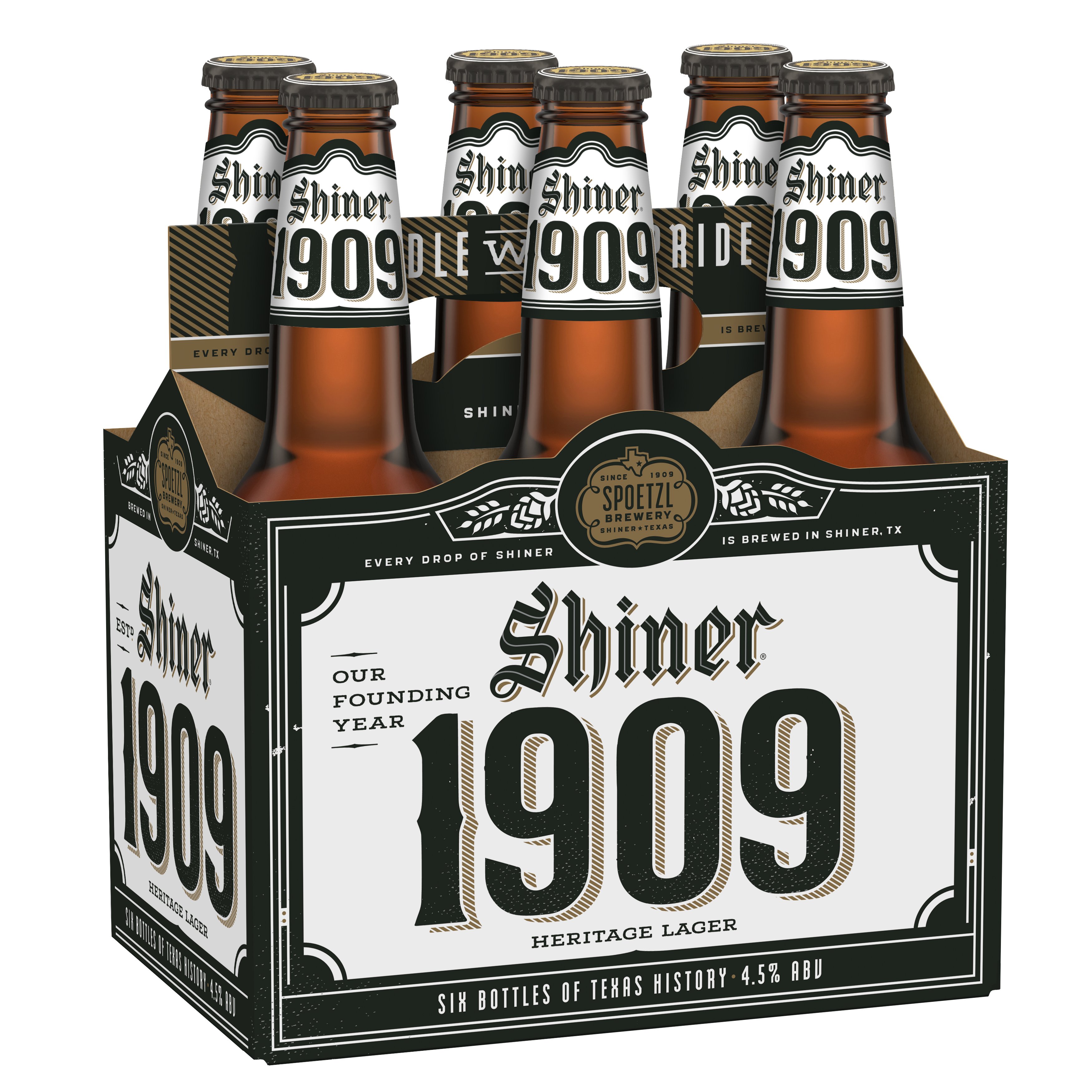 Shiner 1909 Heritage Lager Beer 12 Oz Bottles - Shop Beer & Wine At H-E-B