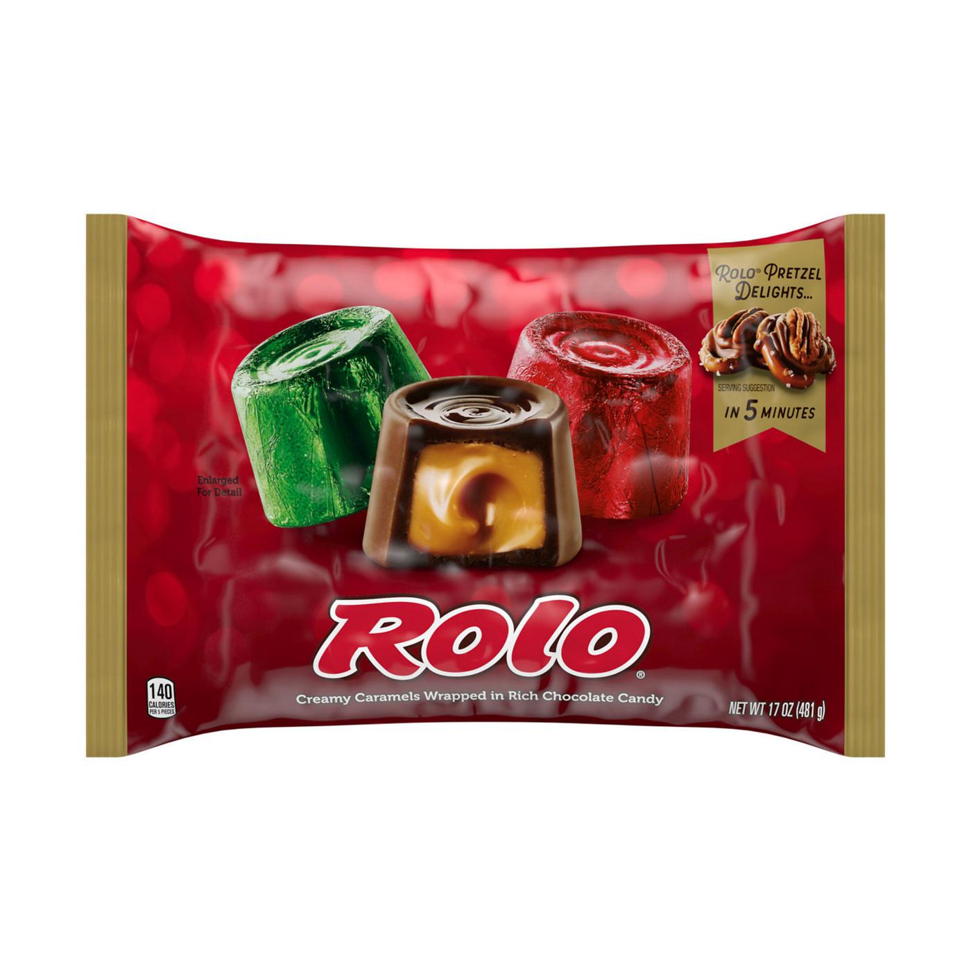 Rolo Creamy Caramels in Rich Chocolate Holiday Candy - Shop Candy at H-E-B