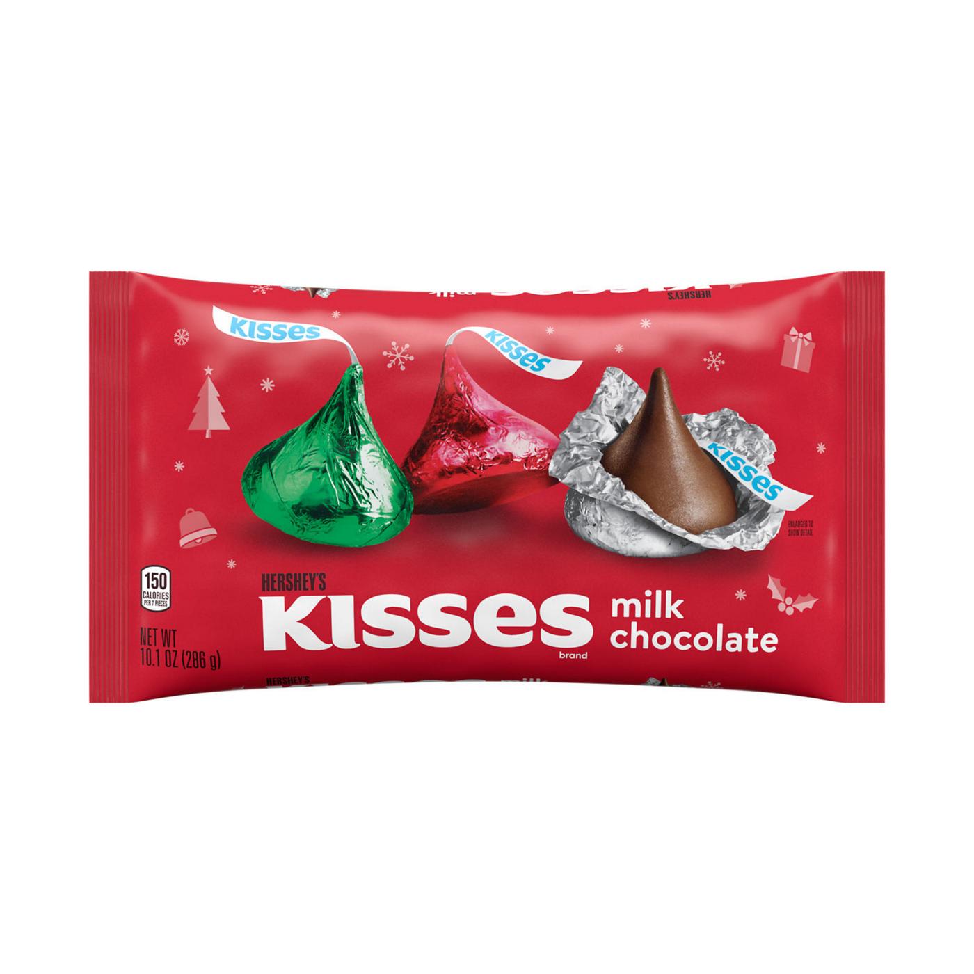 Hershey's Kisses Milk Chocolate Christmas Candy; image 1 of 7