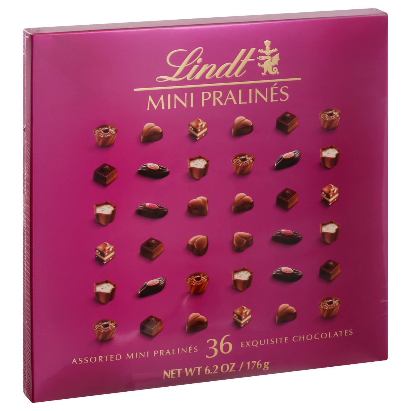 Lindt Lindor Assorted Pralines Magnta Gift Box; image 3 of 4