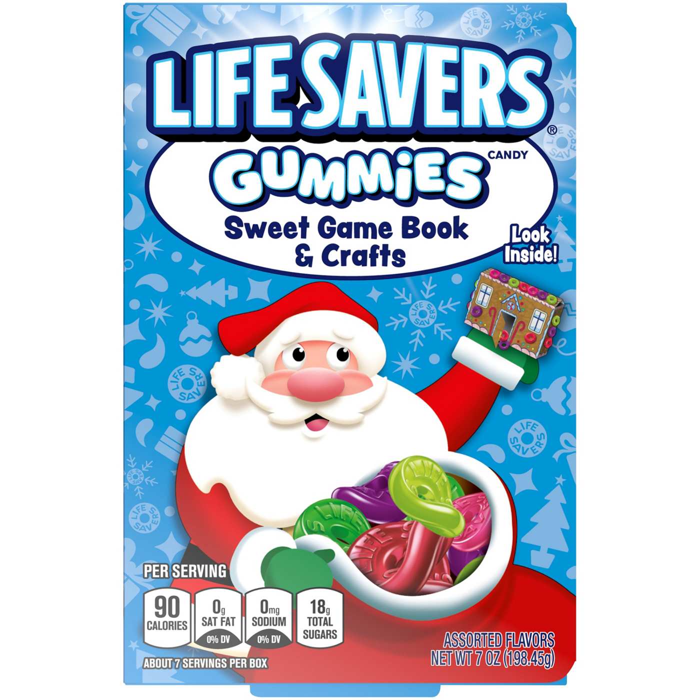 Life Savers Gummies Holiday Candy Game Book Stocking Stuffer; image 1 of 7