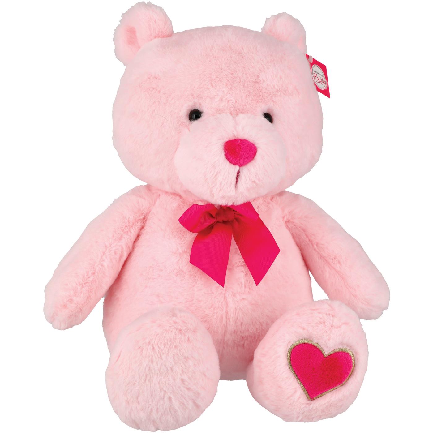 Destination Holiday Rigby Bear - Pink