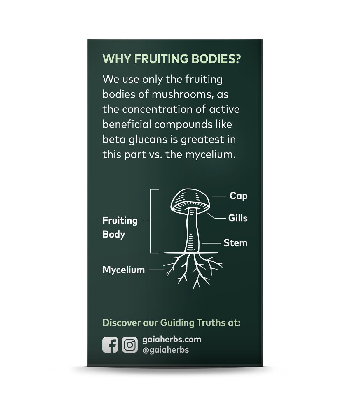 Gaia Herbs Turkey Tail Mushroom Capsules; image 4 of 5