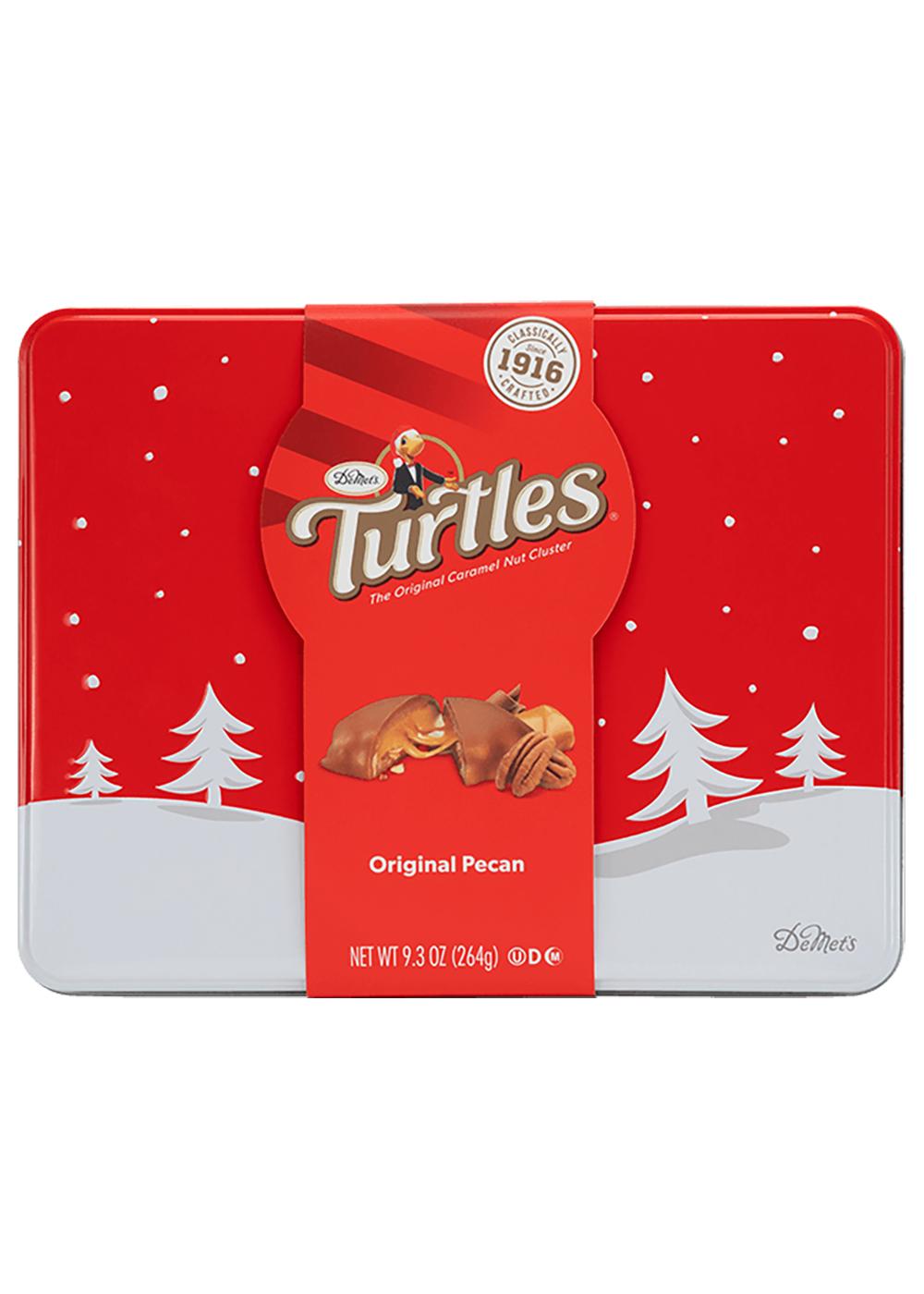 Turtles Original Chocolate Caramel Nut Clusters Holiday Candy Gift Box Shop Candy at HEB