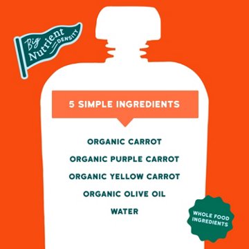 Serenity Kids Organic Baby Food Pouch - Carrot Medley