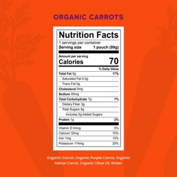 Serenity Kids Organic Baby Food Pouch - Carrot Medley