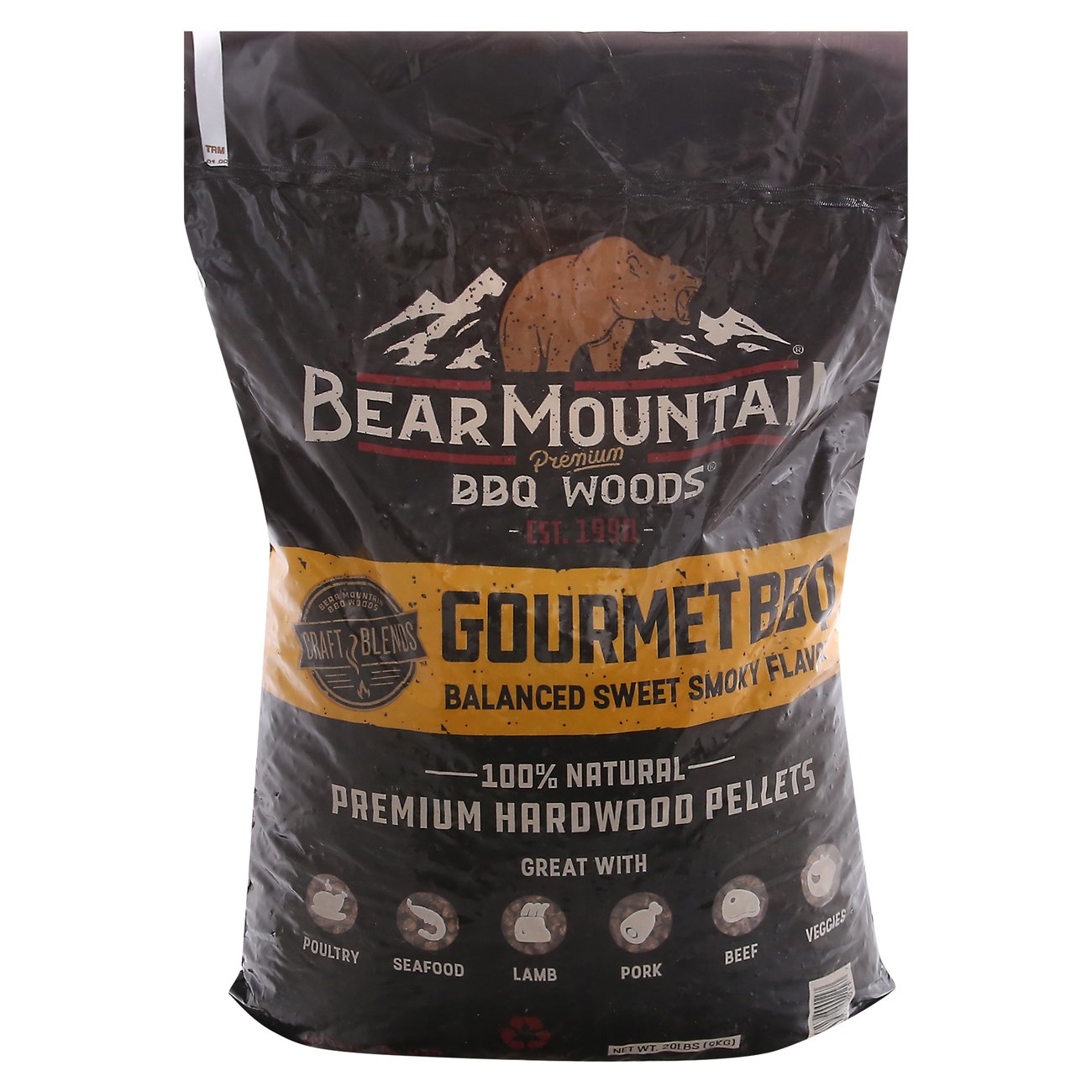 Bear Mountain Gourmet BBQ Craft Blend Wood Pellets Shop Patio