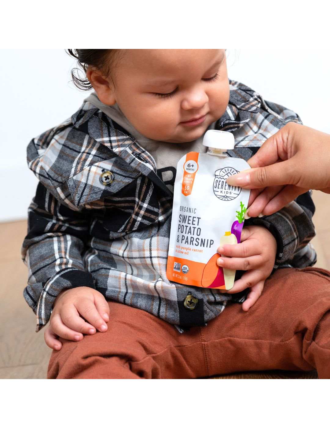 Serenity Kids Baby Food Pouches Organic Sweet Potato, Parsnip Carrot; image 3 of 5