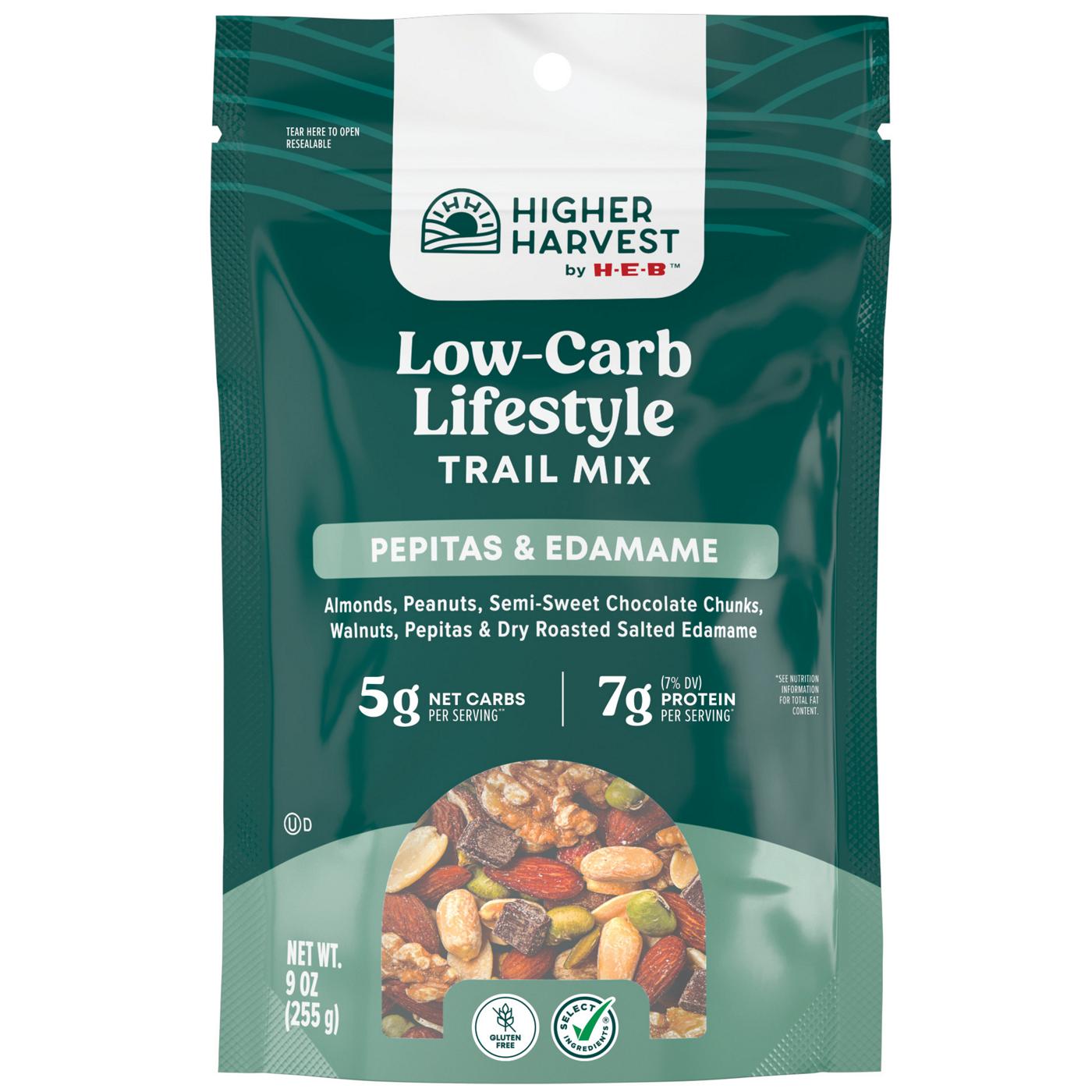 Higher Harvest by H-E-B Low-Carb Lifestyle Trail Mix - Pepitas & Edamame; image 1 of 6