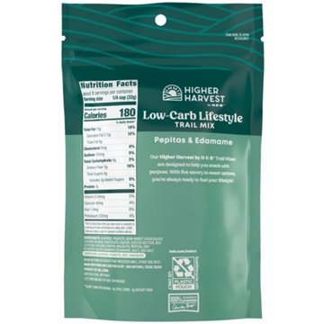 Higher Harvest by H-E-B Low-Carb Lifestyle Trail Mix - Pepitas & Edamame, 9 oz