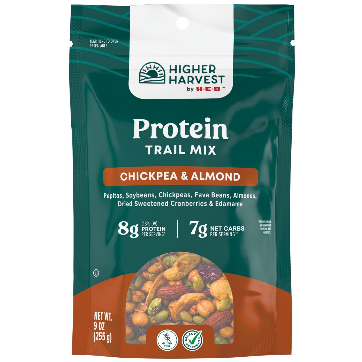 Higher Harvest by H-E-B Protein Trail Mix - Chickpea & Almond; image 1 of 5