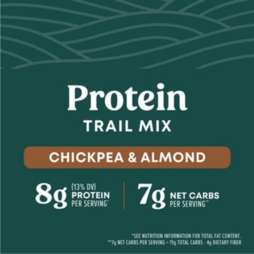 Higher Harvest by H-E-B Protein Trail Mix - Chickpea & Almond, 9 oz