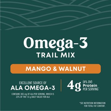 Higher Harvest by H-E-B Omega-3 Trail Mix - Mango & Walnut, 10 oz