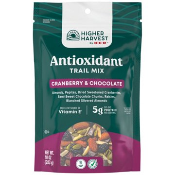 Higher Harvest by H-E-B Antioxidant Trail Mix - Cranberry & Chocolate, 10 oz