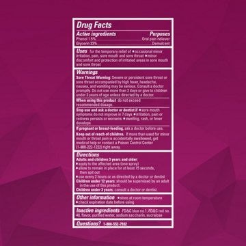 Chloraseptic Max Sore Throat Spray - Wild Berries, 4 oz