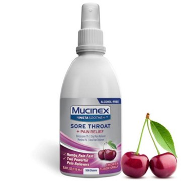 Mucinex InstaSoothe™ Sore Throat + Pain Relief Spray - Cherry