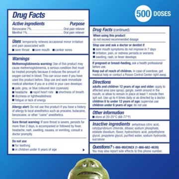 Mucinex InstaSoothe™ Sore Throat + Pain Relief Spray - Cherry