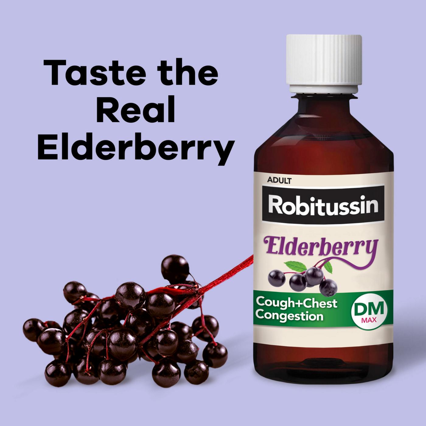 Robitussin Elderberry Cough + Chest Congestion DM Syrup; image 3 of 8