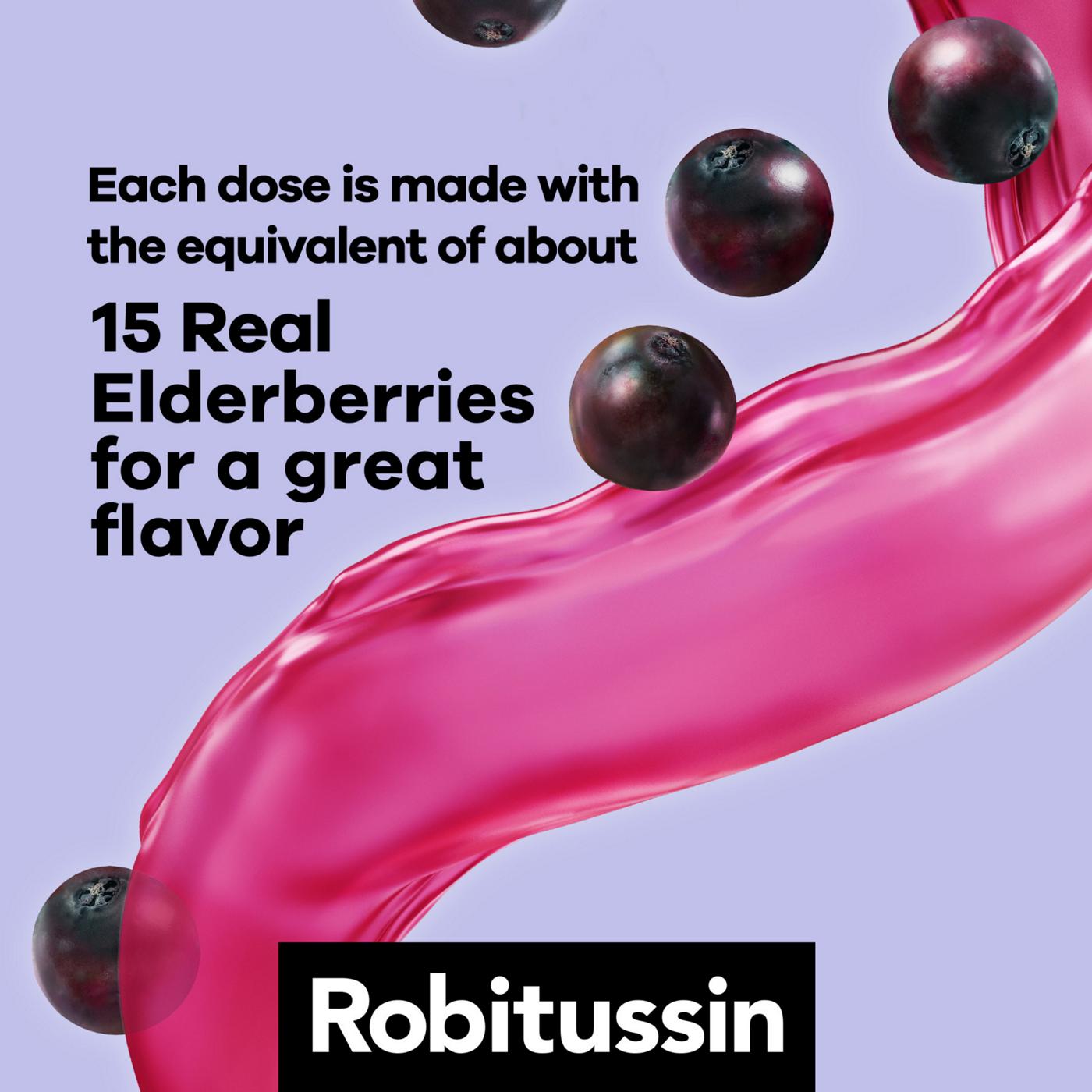 Robitussin Elderberry Cough + Chest Congestion DM Syrup; image 7 of 8