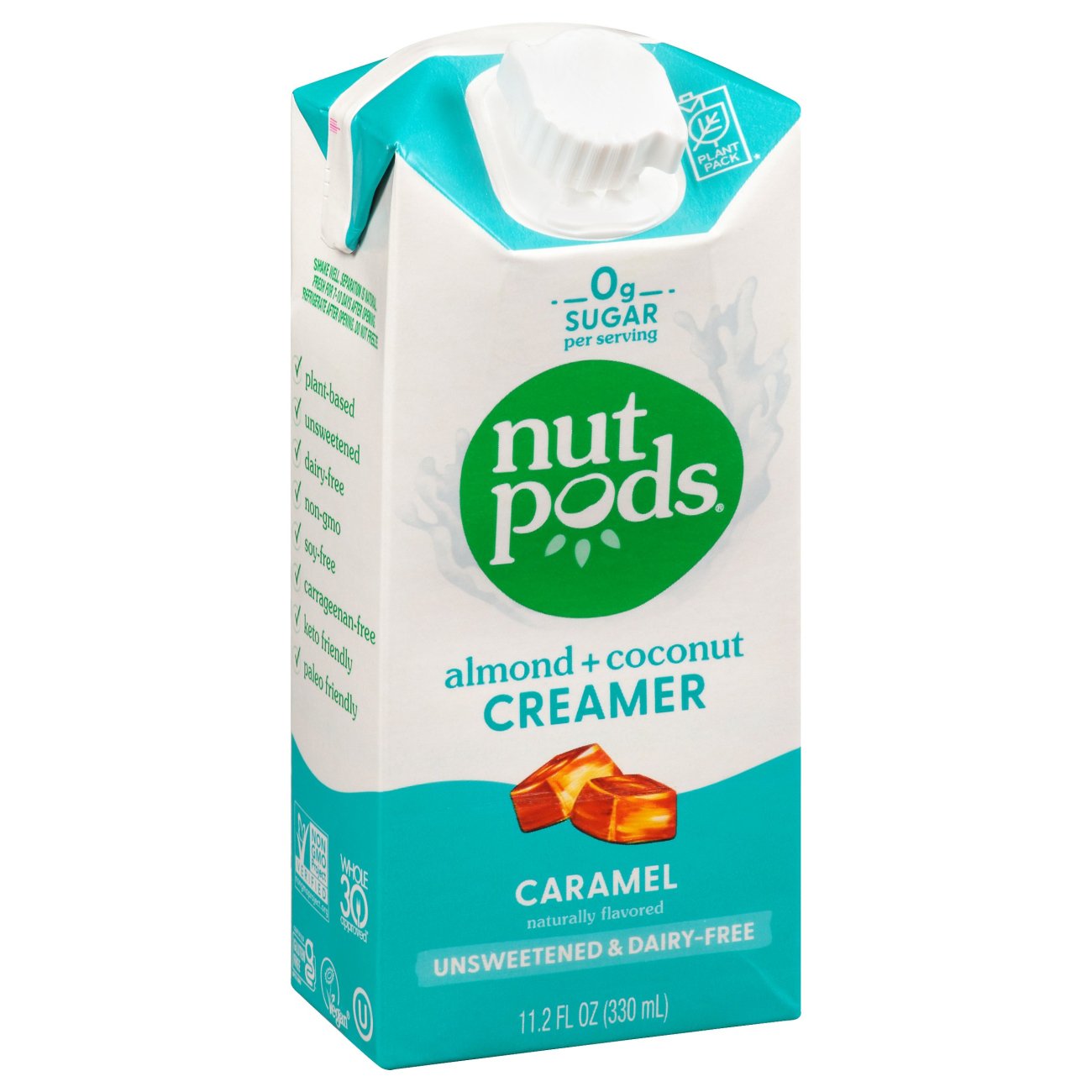 Nutpods Dairy Free Unsweetened Caramel Almond & Coconut Liquid Coffee