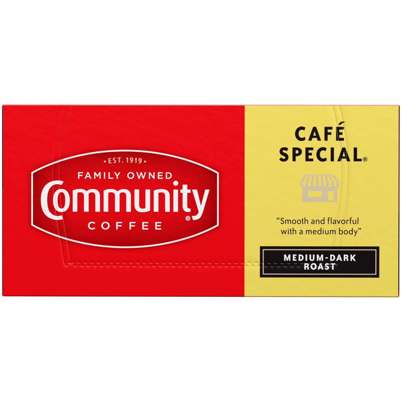 Community Coffee Café Special Medium Dark Roast Single Serve Coffee K Cups; image 3 of 9