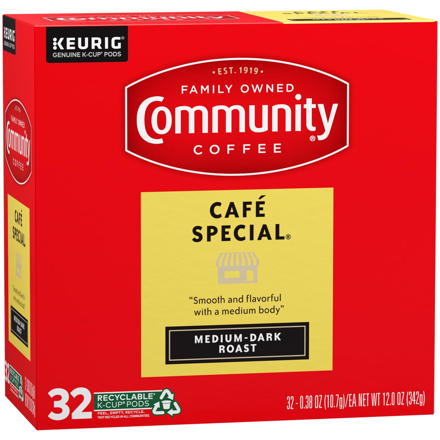 Community Coffee Café Special Medium Dark Roast Single Serve Coffee K Cups; image 4 of 9